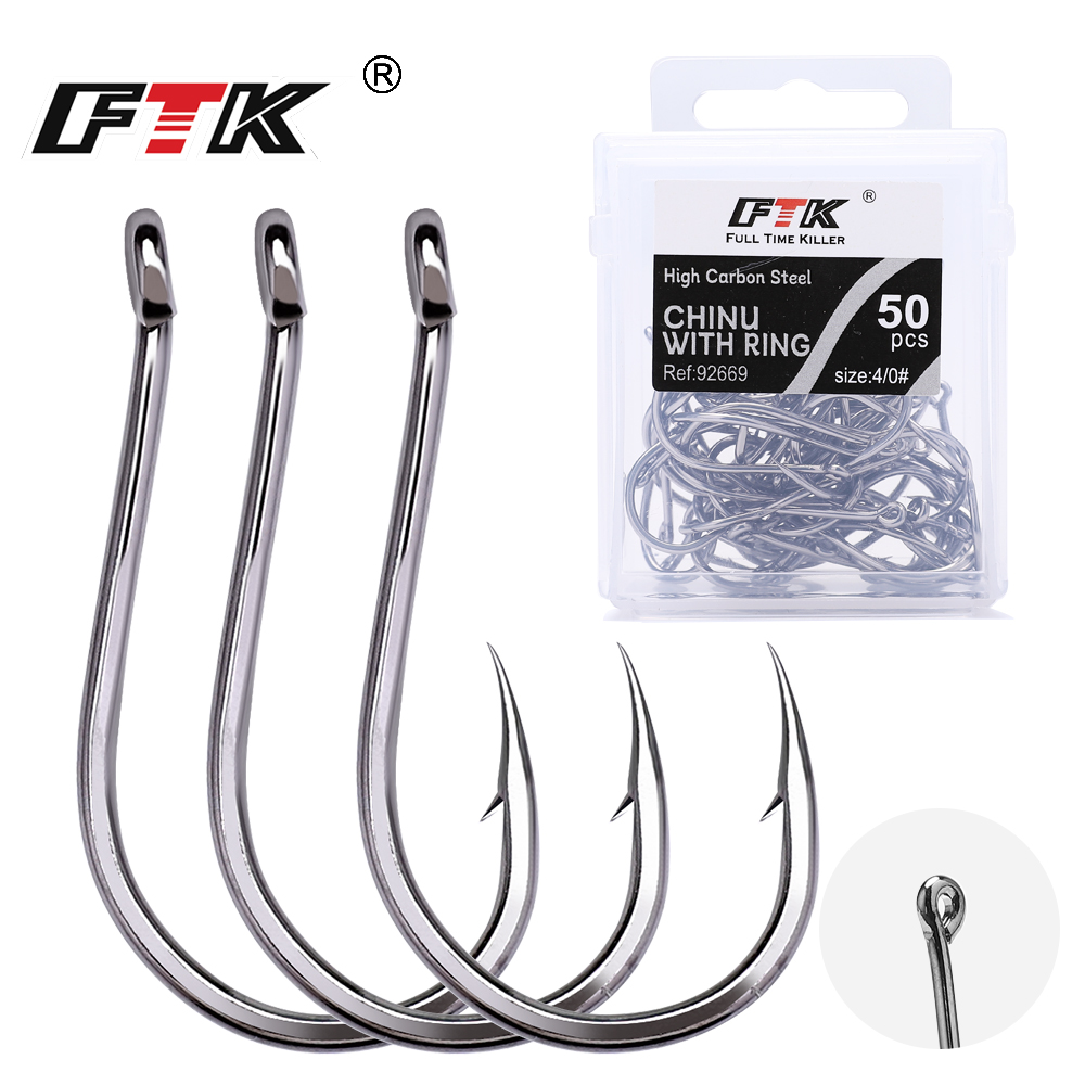 Fishing Hook Assortment - FTK CHINU Angelhaken mit Ring und