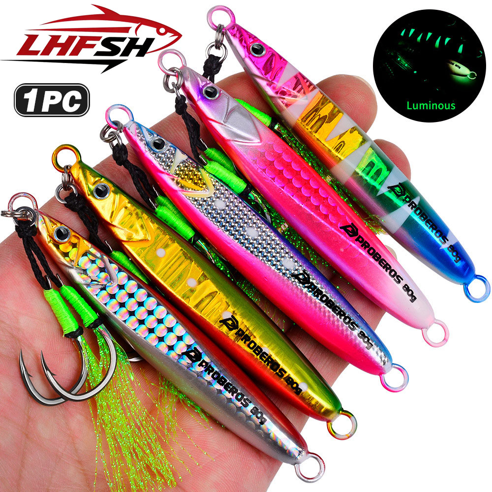 LHFSH Leuchtende Metall-Jig-An – Fishing Hook Treble Bewertung und Preis