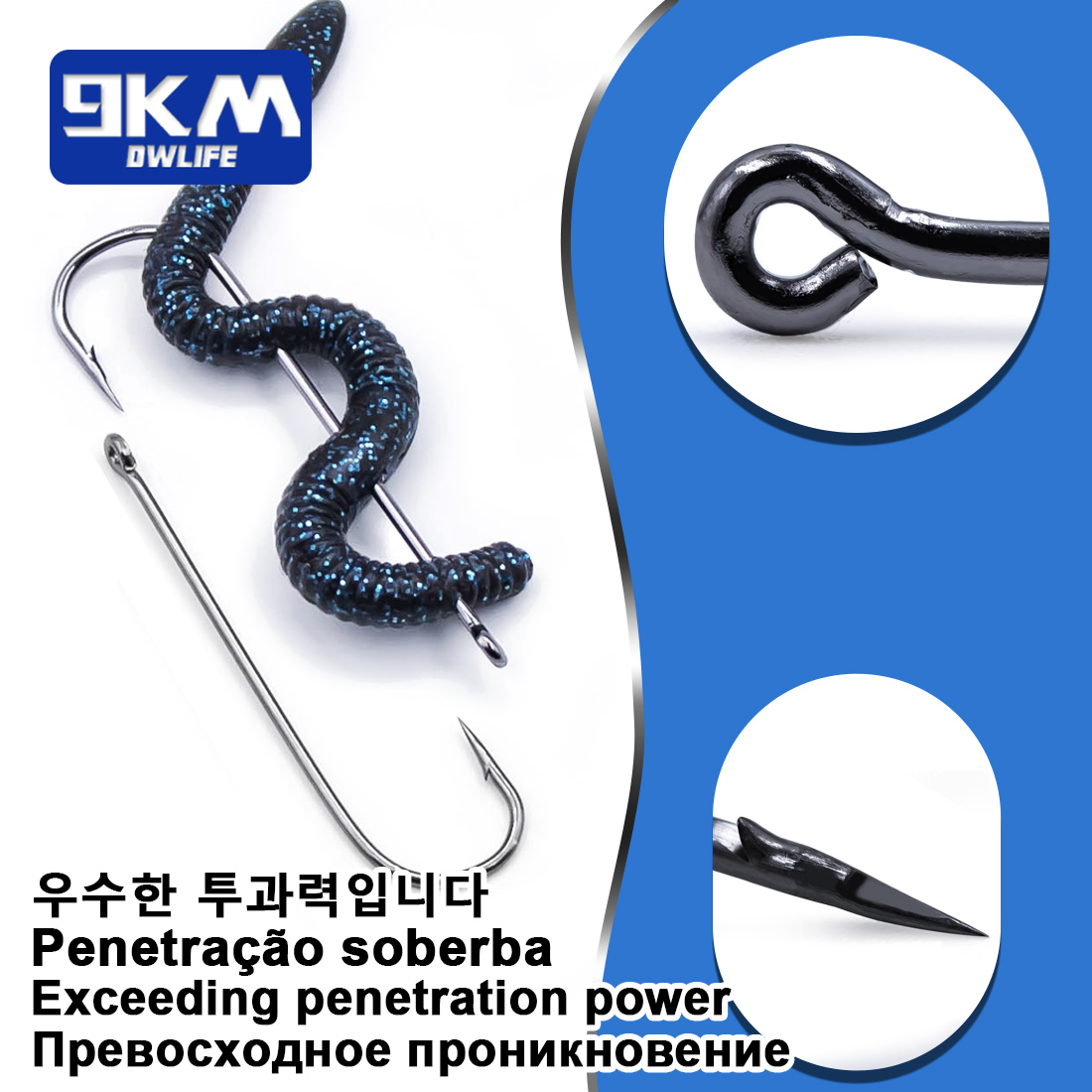 Angelhaken, langer Schaft, Hak – Fishing Hook Assortment Bewertung und Preis
